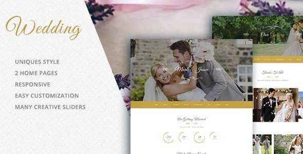 Wedding Photography HTML Template
           TFx