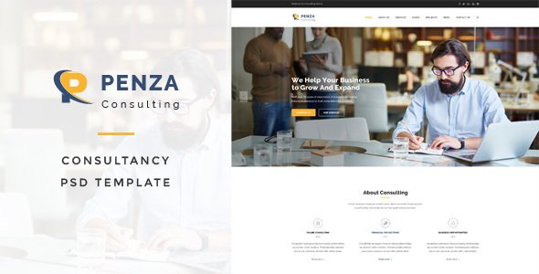 Penza - Consulting PSD Template
           TFx