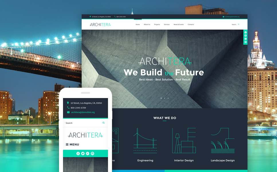Architera - Architecture Firm Responsive WordPress Theme TMT Erle Bill