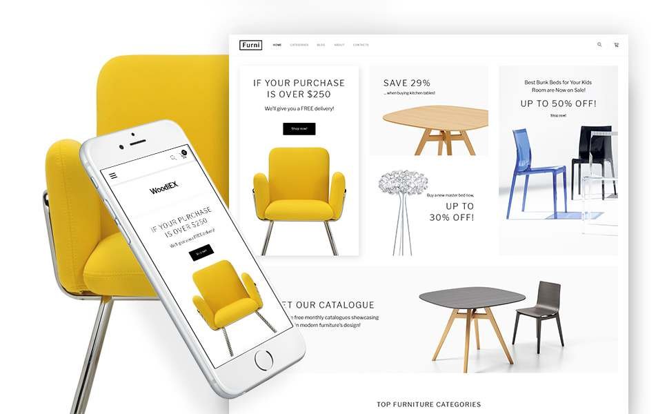 Woodiex - Furniture Shop WooCommerce Theme TMT Kaiden Aidan