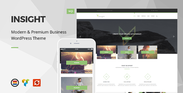 Insight - Premium Business WordPress Theme - Business Corporate TFx Mickey Kurtis