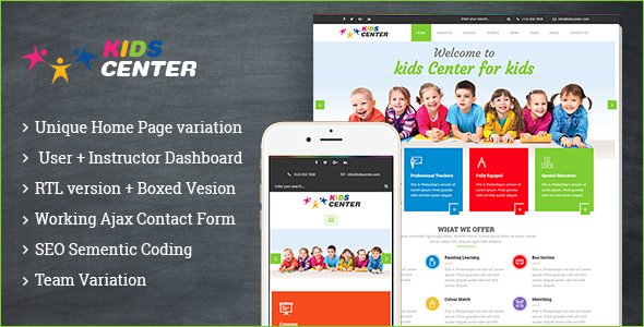Kidcenter - Education WordPress Theme TFx Cambyses Jayce