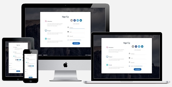 Material Design By Deadlock - Corporate Site Templates TFx Karen Urban