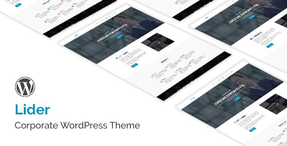 Lider - Responsive Multipurpose WordPress Theme - Business Corporate TFx Tristram Jonah
