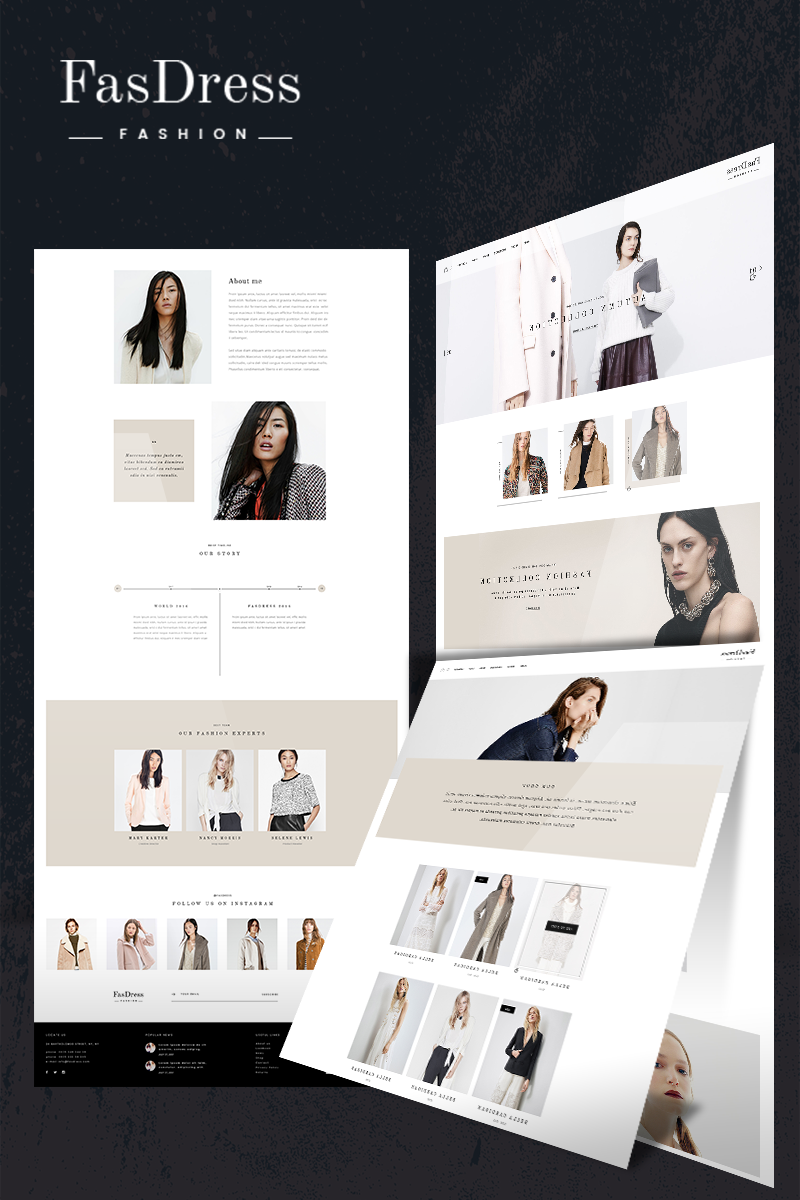 Fasdress  Fashion WooCommerce WordPress Theme WooCommerce Theme TMT Edwin Ash