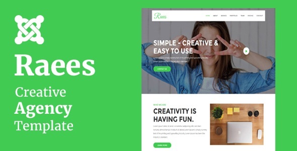 Raees - Creative Agency Joomla Theme With Page Builder
           TFx Carter Niles