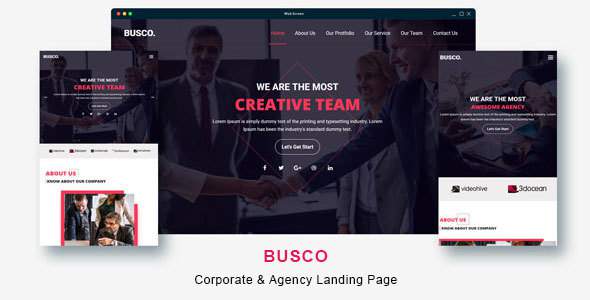 Busco - Corporate & Business Agency Template
       TFx Gaylord Oli