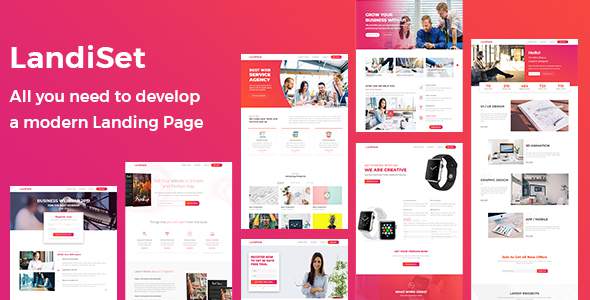 LandiSet - Multipurpose Landing Page HTML Template
       TFx Ladislaus Tex
