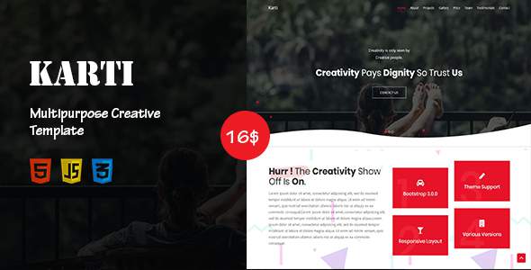 Karti - Multipurpose Creative Template
       TFx Macbeth Merlyn