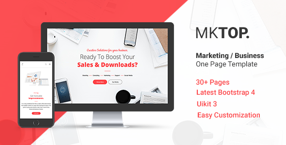 MKTOP — Marketing & Business One Page Template
       TFx Quinn Ely