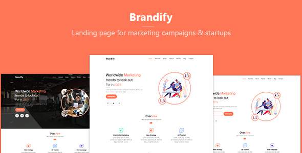 Brandify - Marketing Landing Page Template
       TFx Bryon Ozzy