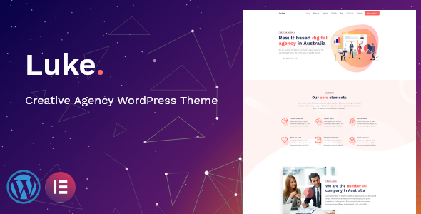 Luke - Creative Business WordPress Theme
       TFx Jewel Eka