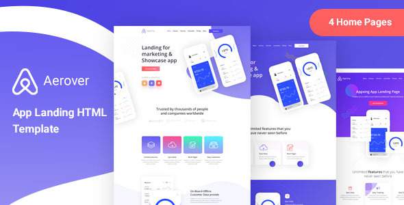 Aerover - App Landing HTML Template
       TFx Gregory Fulke