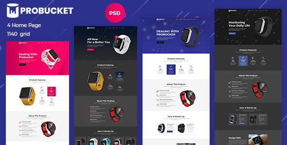 Probucket - Product Landing Page
       TFx Bart Olly