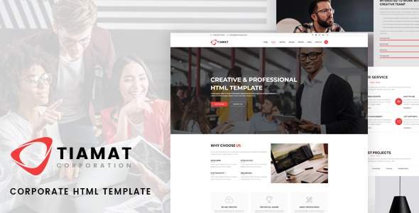 Tiamat - Corporate HTML Template
       TFx Haydn Tenskwatawa