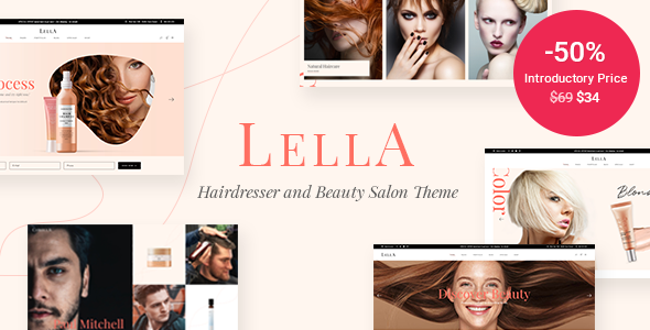 Lella - Hairdresser and Beauty Salon Theme
       TFx Jermaine Sonnie