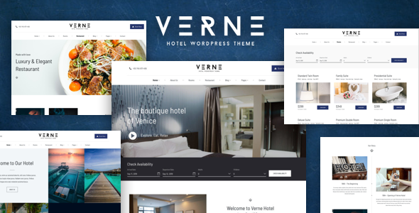 Verne - Hotel & Reservation System Theme
       TFx Makoto Garen