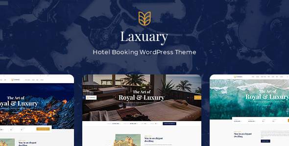 Laxuary - Resort amp Hotel Booking WordPress Theme TFx