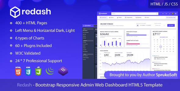 Redash  Admin Dashboard HTML Template TFx