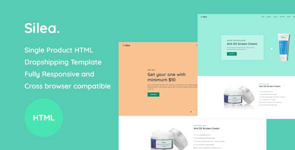 Silea - Onepage Product Landing HTML Template TFx