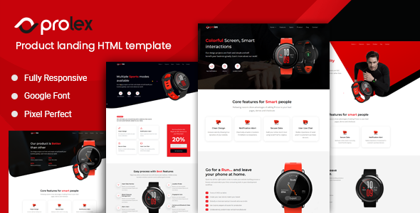 Prolex - Product Landing Page Template TFx