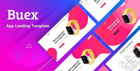 Buex- Product Landing Page HTML Template TFx