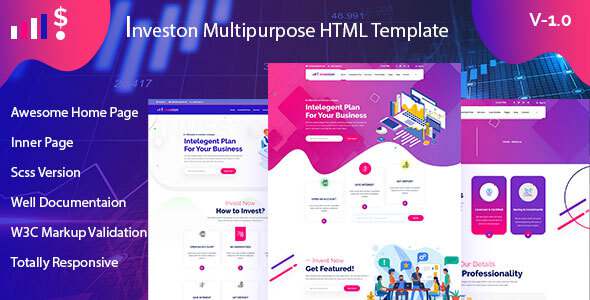 Investon - Multipurpose Business HTML Template TFx