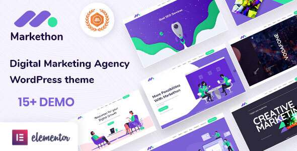 Markethon - Digital Marketing Agency WordPress Theme TFx