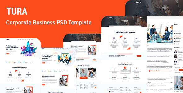 Tura- Corporate Business PSD Template TFx