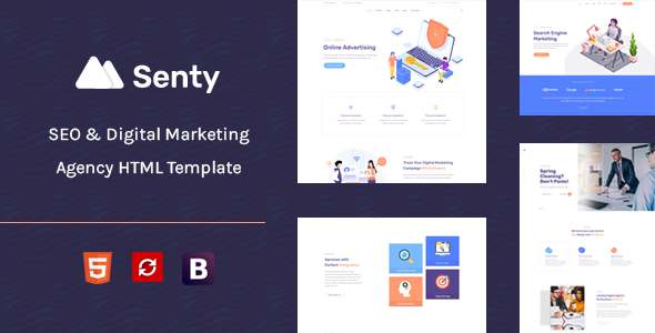 Senty - Seo amp Digital Marketing HTML5 Template TFx