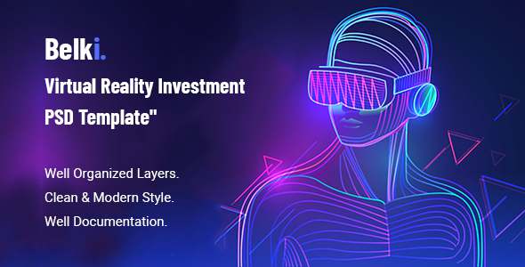 Belki - Virtual Reality Investment PSD Template TFx 