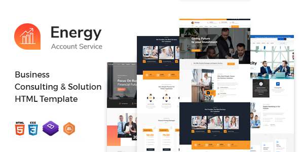 Energy - Business Consulting and Professional Services HTML Template TFx