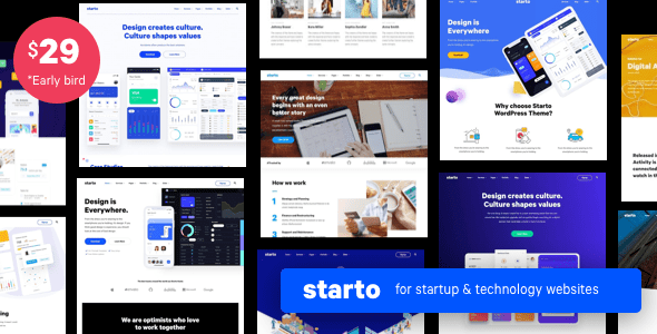 Starto  Saas Software Startup WordPress TFx
