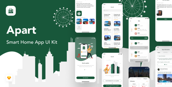 Apart - Smart Home App UI Kit TFx