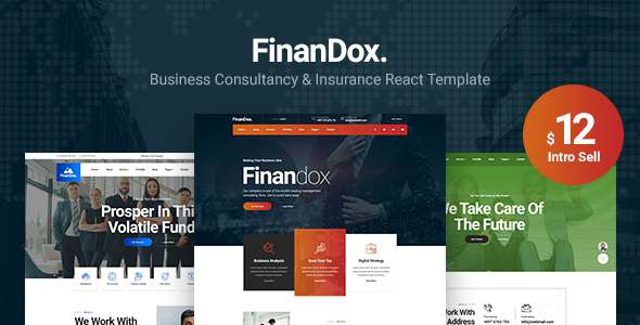 Finandox - React Business Consulting Template TFx