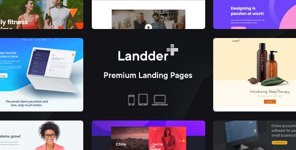 Landder  Lead Generation Landing Pages HTML Template TFx
