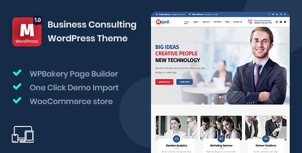 Majed - Business Consulting WordPress Theme TFx