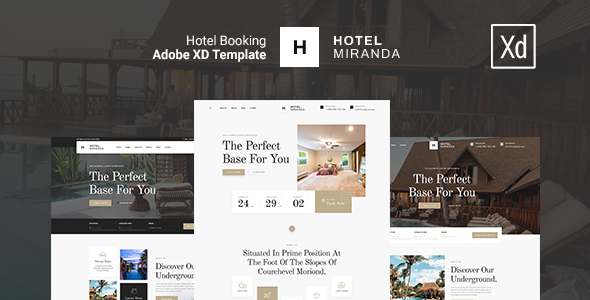 Miranda Hotel  Luxury Resort Abode XD Template TFx