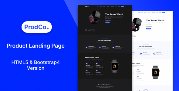 Prodco  Product Landing Page Template TFx