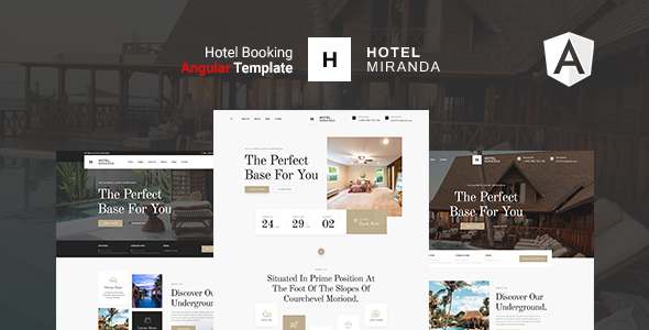 Miranda Hotel  Angular Template TFx SiteTemplates