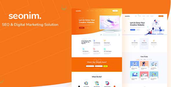 SeoNim - SEO amp Digital Marketing Agency HTML Template TFx