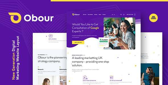 Obour  New Age Digital Marketing Agency Joomla Template TFx