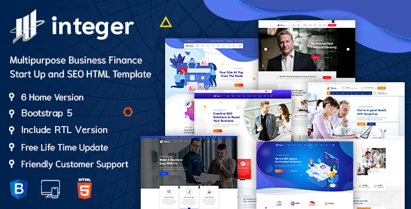 INTEGER  Digital Agency HTML Template TFx