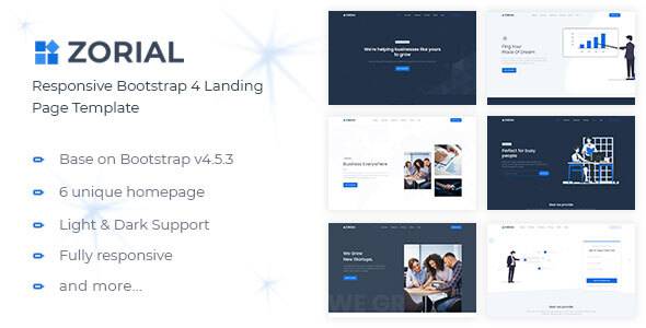 Zorial - Landing Page Template TFx LandingPages