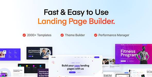 Landio - Multi-Purpose Landing Page WordPress Theme TFx