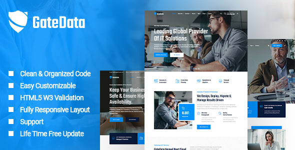 GateData - IT Solutions amp Technology HTML5 Template TFx