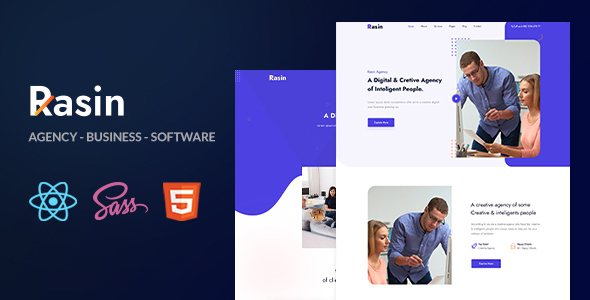 Rasin - Business amp Consulting React Template TFx