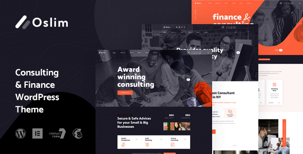 Oslim - Consulting amp Finance WordPress Theme TFx