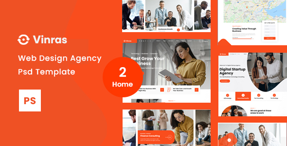 Vinras-Digital Agency PSD Template TFx