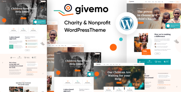 Givemo - Charity amp Nonprofit WordPress Theme TFx